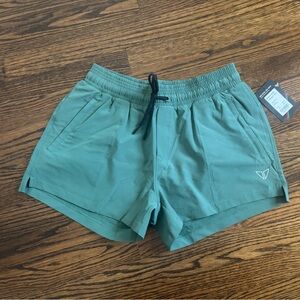 Women's Athletic Shorts in Green